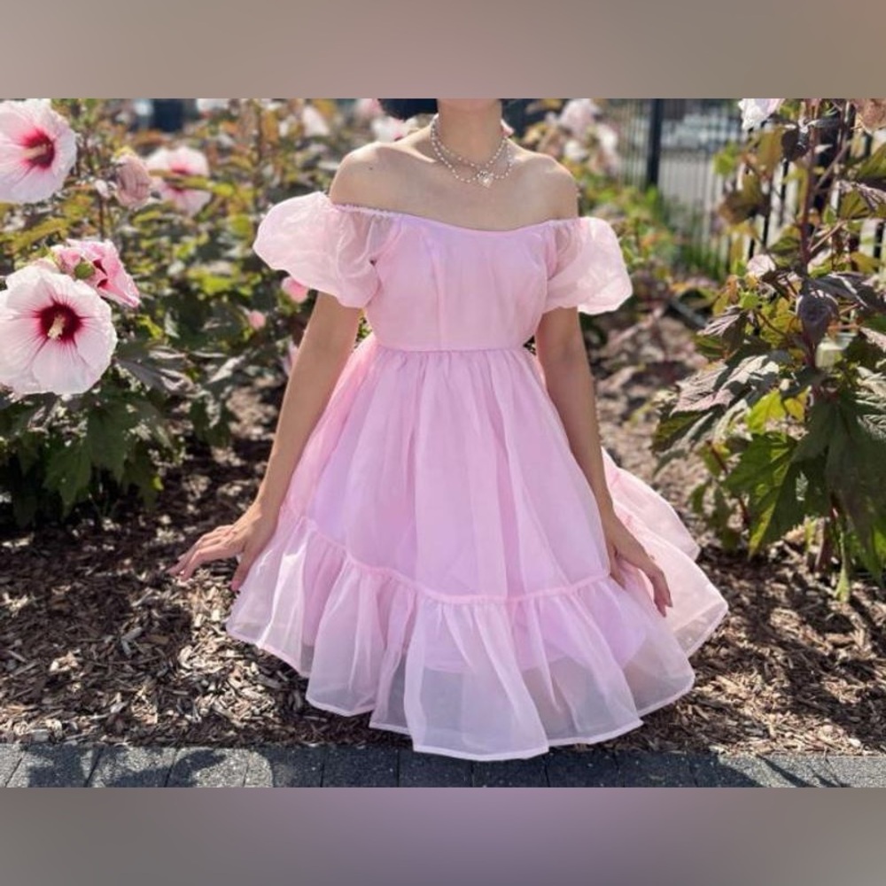 Hot topic organza puff sleeve dress nwot - Picture 7 of 7